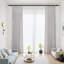 Tringle à rideaux noire de 1 po de diamètre avec supports de style simplicité moderne-1625449319