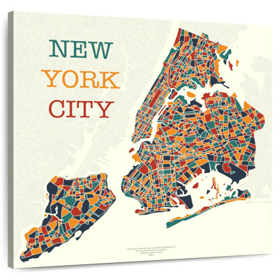 Carte de New York