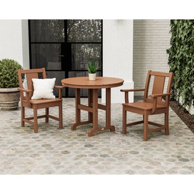 Prairie 3-Piece Farmhouse Dining Set