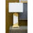 Ahriel 70Cm White/Golden Table Lamp