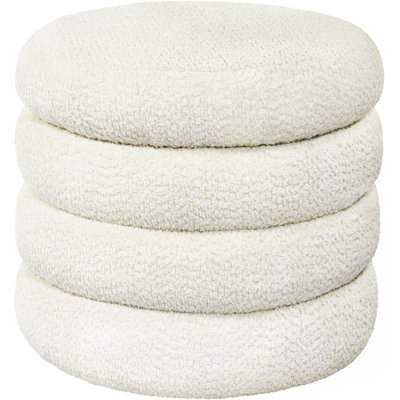 Kweku Upholstered Cotton Blend Storage Footstool