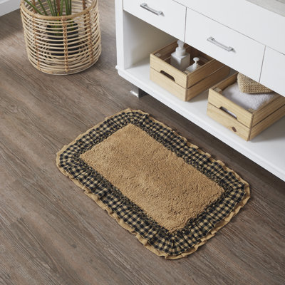 Dasha 100% Cotton Non-Slip Bath Mat