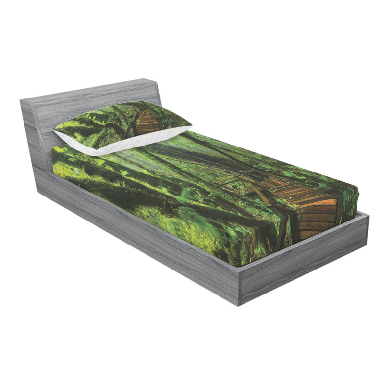 Microfiber Sheet Set, Twin Sheet Set with Fitted Sheet
