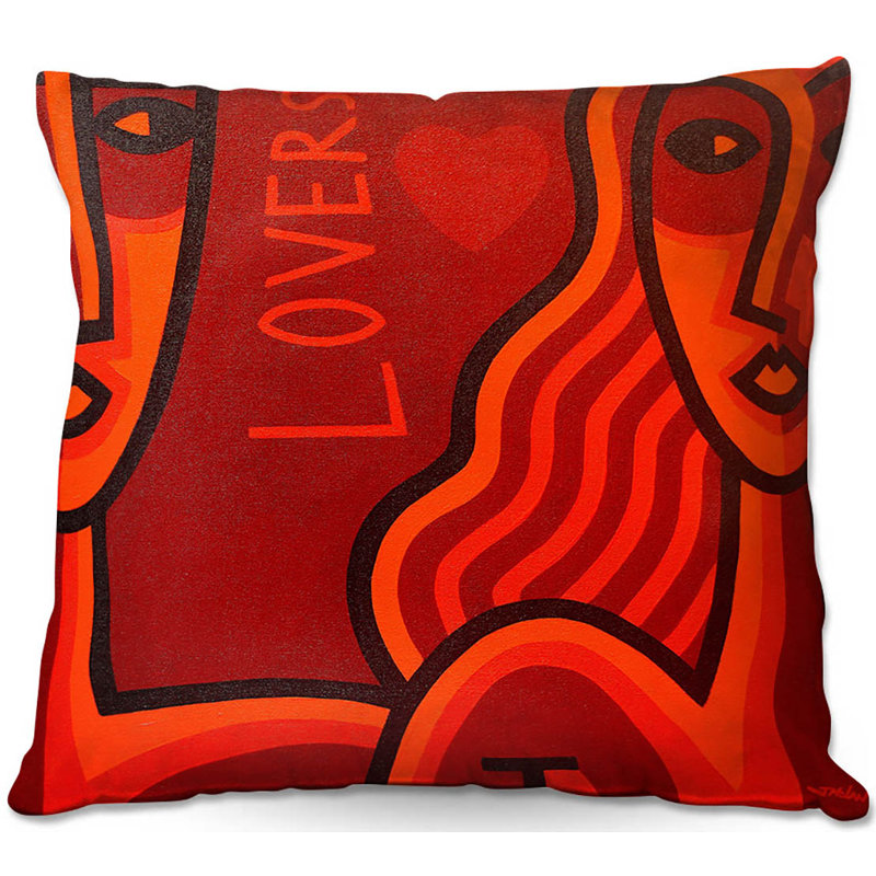 Reversible Throw Pillow, 18" x 18"