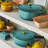 Le Creuset Signature Cast Iron Round Dutch Oven, 5.5 Qt. - Blue Riviera-125845186-125845189