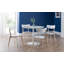 Aarshi Round Metal Base Dining Table-1695737431