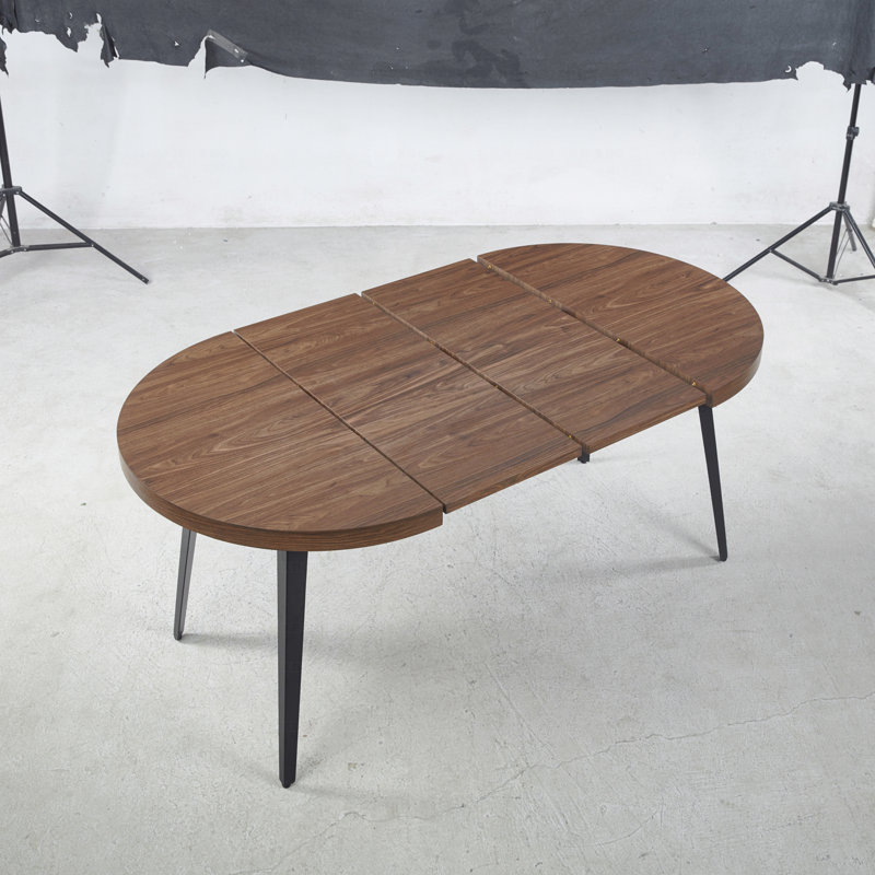 Extendable Table,Dining Table,Office Table,Coffee Table,Metal Leg,MDF Top, Brown
