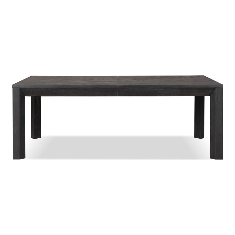 Schell Dining Table Set, Weathered Black, 7 Pieces: Table, 6 Chairs