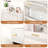 31.5"W Metal Shoe Storage Cabinet with 3 Flip Drawers