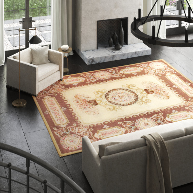 Aubusson One-of-a-Kind 9'3" X 11'9" Area Rug