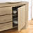Duval 71" Rounded Sideboard Storage Cabinet-104318306