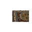 Hand-Knotted High-Quality Orange and Green Area Rug