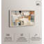 Décoration murale bohème colorée par Art Remedy, cadre blond, 55 x 37-417233790-417233787