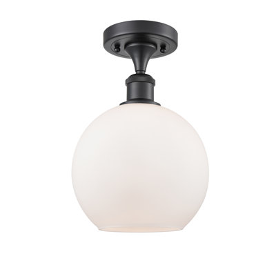Plafonnier semi-encastré 1 lumière 8 po Cindi