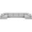 Hulen Upholstered U-Shaped Sectional Reversible-87149771