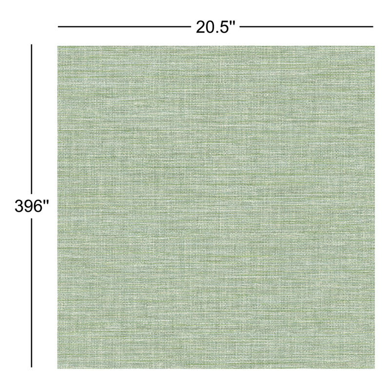 Exhale Wallpaper Roll, Light Green