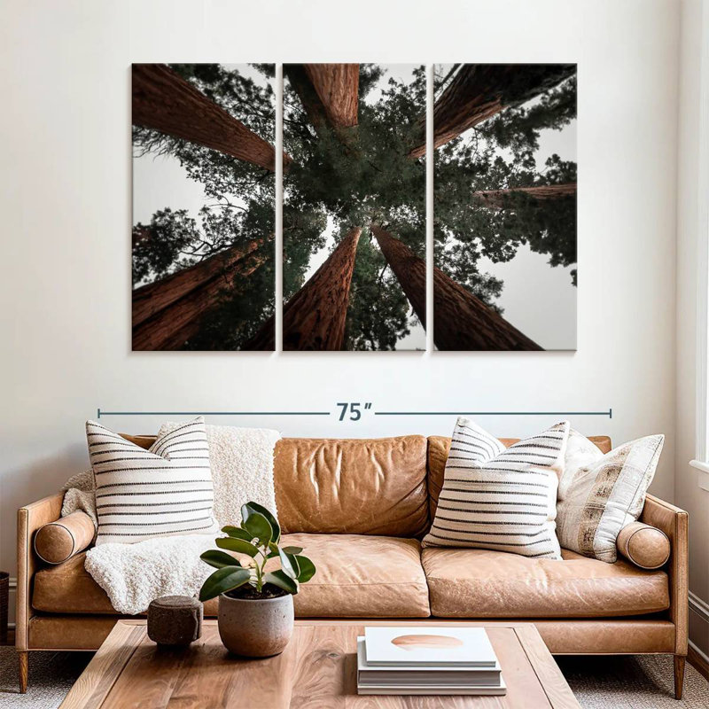 Redwoods de Harnek en Californie, H 42 po x l 65 po
