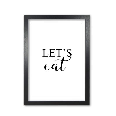 Let's Eat - Print