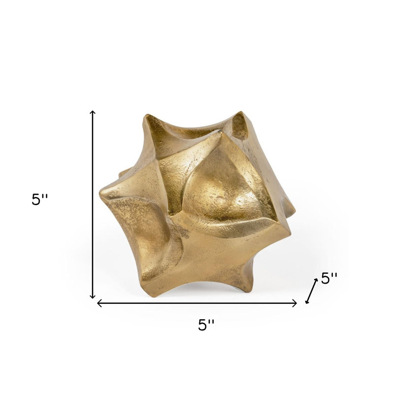 Sculpture de table orbe 5 po