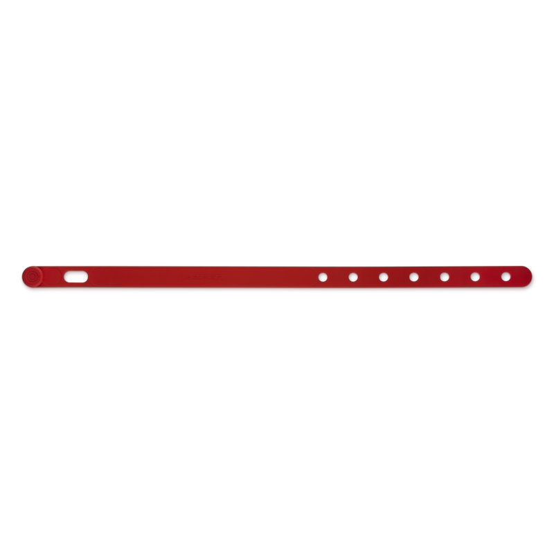 Le Creuset Silicone Travel Latch, Oyster, Red