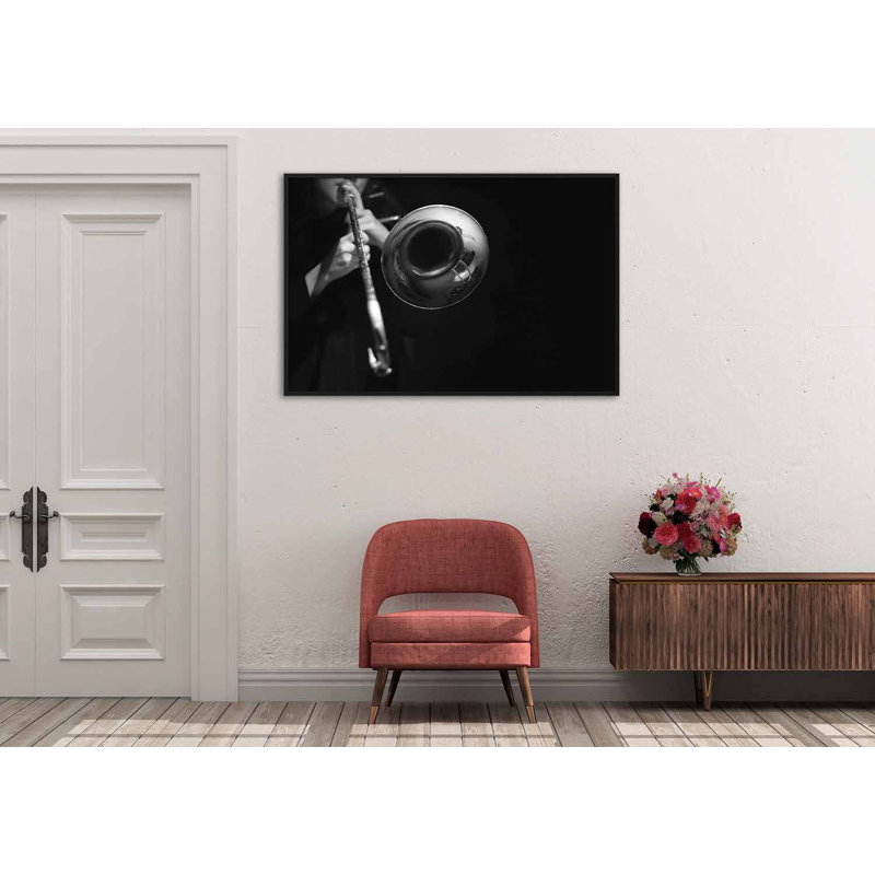 Music 005 - Single Picture Frame Print on Plastic / Acrylic, 98cm H x 148cm W x 10cm D