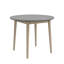Table de salle à manger Studio avec plateau Smort et pieds en bois massif Studio
