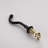 Gangra Oil Rubbed Bronze Wall-Mounted Bathtub Faucet by BathSelect – Dual Handle, Brass and Crystal Design​