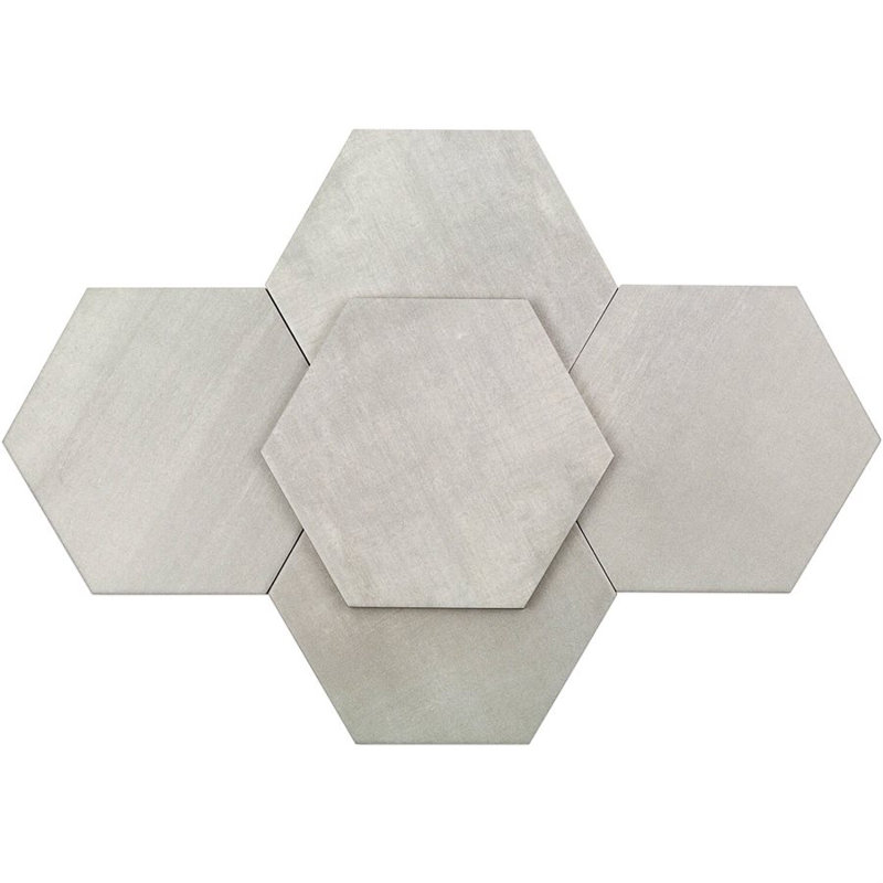 Langston 9.88'' W x 11.38'' L Porcelain Singular Tile, Light Gray