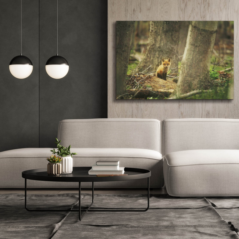 Toile épique Graffiti «Babe In The Woods» par Carrie Ann Grippo-Pike, 60 po x 40 po, H 40 po x l 60 po