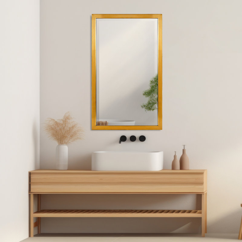 Miroir Eatton, Or brossé