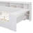 Wooden  Multi-Functional Daybed With Storage Shelves, 2 Storage Drawers And  Study Desk-485224634-485224635