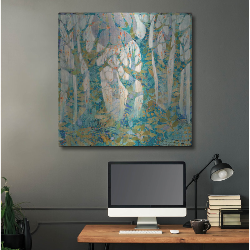  «Tree Chansons» par Sue Davis, art mural en métal, 36 po x 36 po, H 36 po x l 36 po