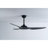 52 Inch  ABS Blades  Ceiling Fan With Light Kit ( LED Light Source),DC 6 Speed ,Remote Control,Adjustable Height Ceiling Fan for Patio Living Room, Bedroom, Office,Indoor.(( Matte Black)-946605739-946605749