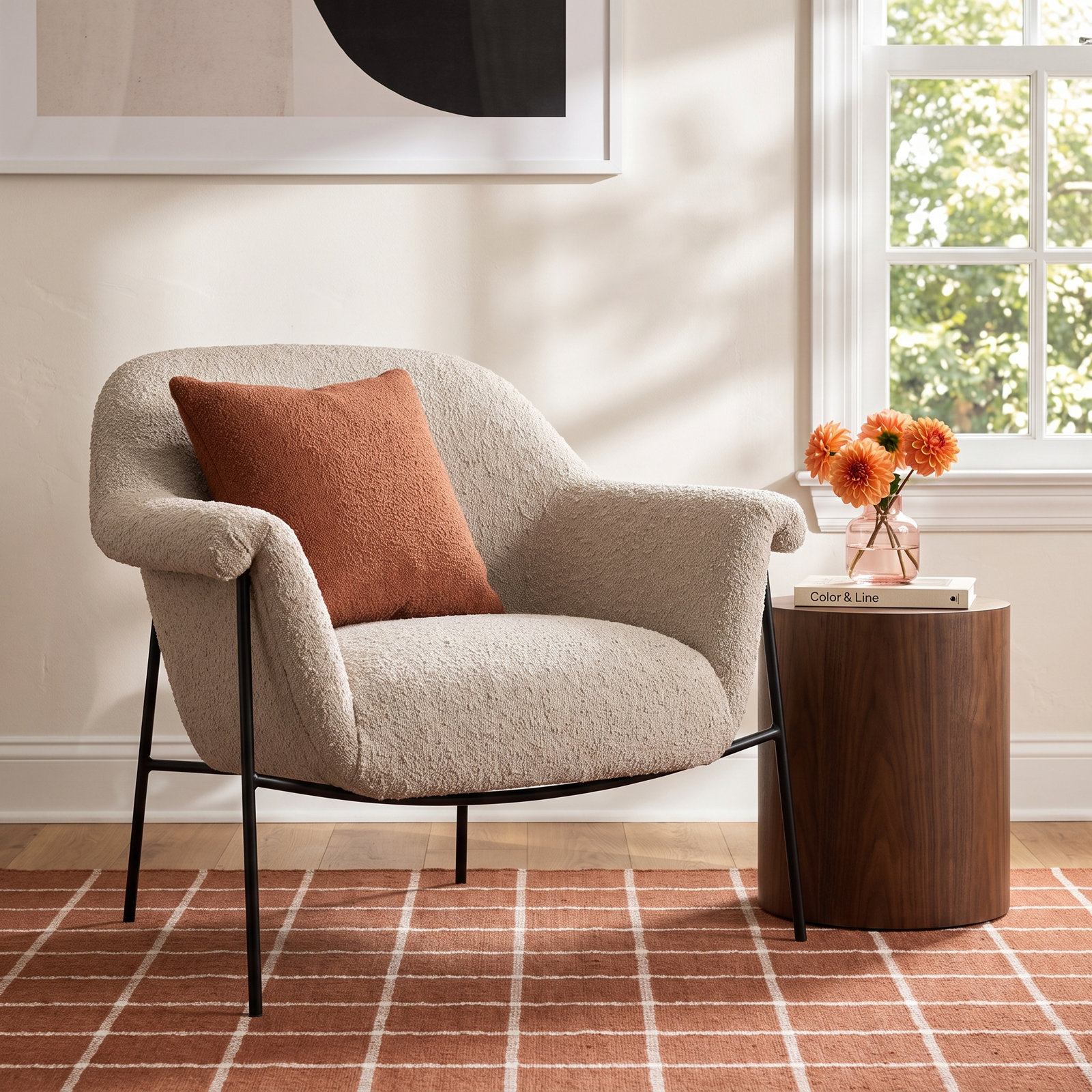 Mythos Acacia Armchair, Knoll Sand