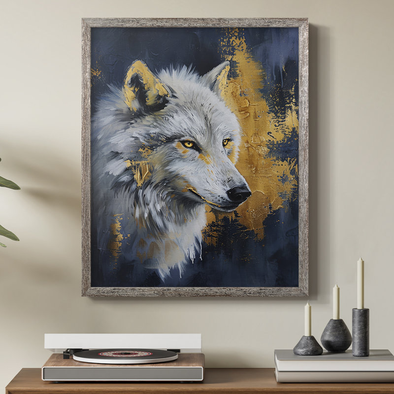ANIMALS Series CXLIV Framed Print - Solid Wood, 11" H x 9" W
