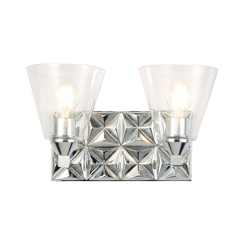 Meuble-lavabo 2 lumières Iberville, Chrome