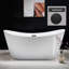 67'' x 32'' Freestanding Soaking Acrylic Bathtub-50499766-99334602