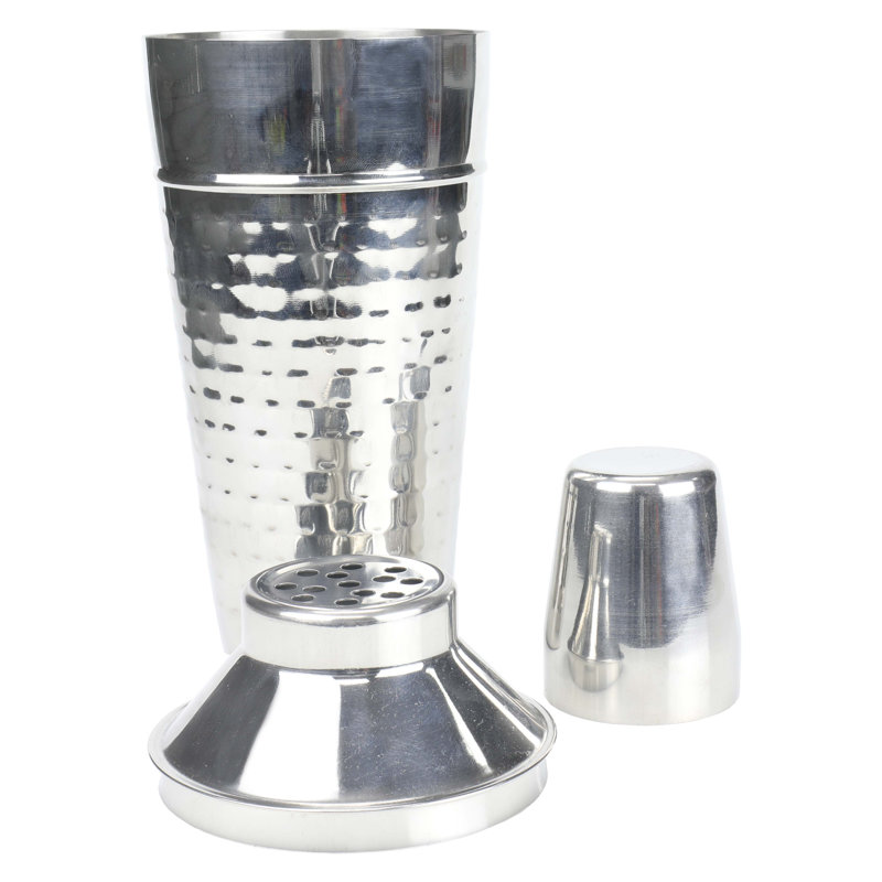 Hammered Stainless Steel Cocktail Shaker