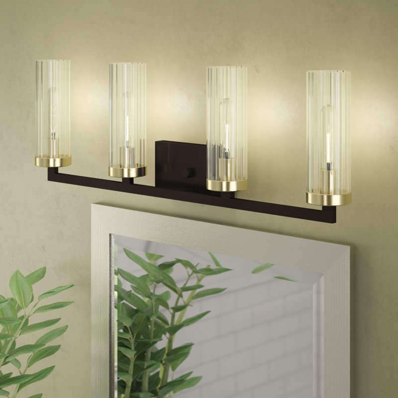Éclairage pour salle de bain 4 lumières Karns