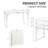 47.5'' Rectangular Adjustable Folding Table