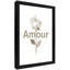 «Black Amour Vintage Amour Wall Art», impressions de style rétro-1644343976