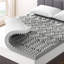  Surmatelas en mousse à mémoire de forme 5 zones 3 "avec infusion de charbon de bambou-799305834