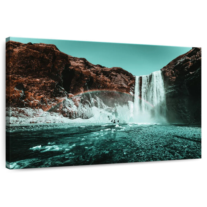 Ravi Waterfall Rainbow Retro Pop, 26" H x 39" W