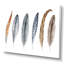 «Grey Boho Polka Dot Feathers I», peinture sur toile-67359536-67359558