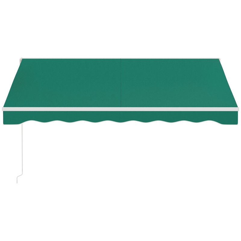 Auvent de patio rétractable, L 118,1 po x P 94,5 po