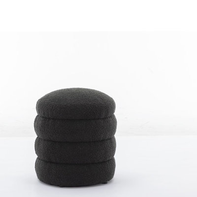 Velvet Wooden frame Make-up stool by Wrought Studio