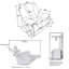 40.6"Wide Modern Recliner with Heated, Cup Holder, and Pocket Storage-93314352