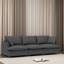 Canapé modulaire avec repose-pieds Chenille-114344620