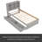 Jainam Bookcase Bed-911698238