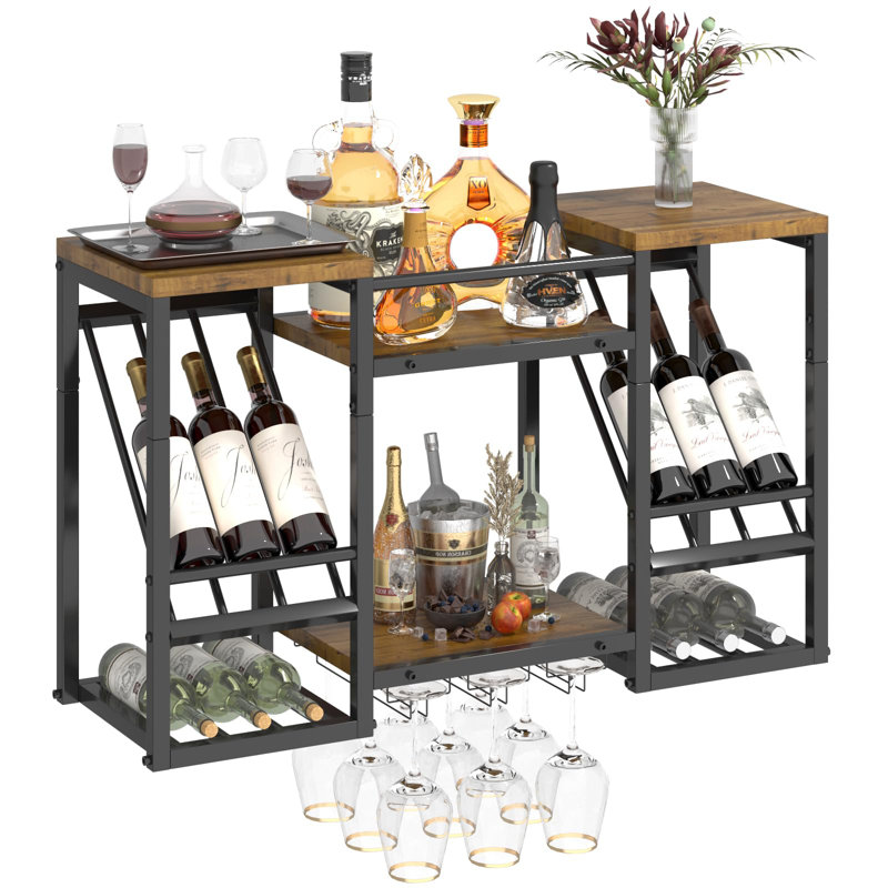 Wine Bottle Rack Brown